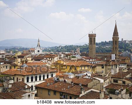"View from Il Duomo in Florence, Italy. " View Large Photo Image Stock Photo - "View from Il Duomo in Florence, Italy. ". Fotosearch