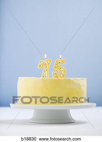 white cake on a platter with candles. View Large Photo Image Stock Image - white cake on a platter with candles.. Fotosearch