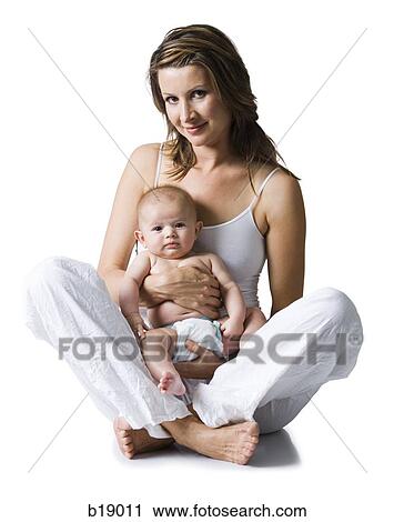 Woman and baby. View Large Photo Image Stock Image - Woman and baby.. Fotosearch