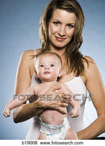 Woman and baby. View Large Photo Image Stock Photo - Woman and baby.. Fotosearch