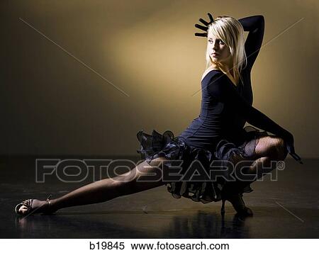 Stock Photography - woman dancing. Fotosearch