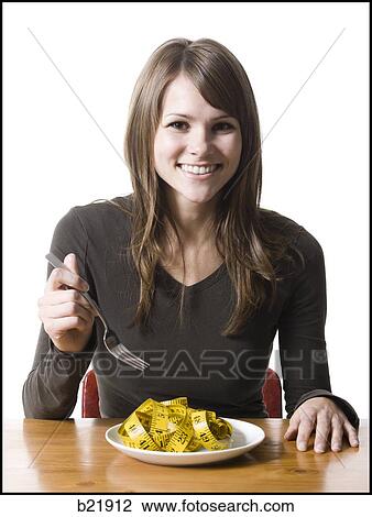 woman dieting View Large Photo Image Stock Image - woman dieting. Fotosearch