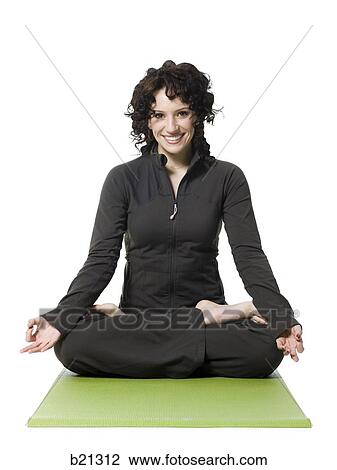 woman doing yoga View Large Photo Image Stock Image - woman doing yoga. Fotosearch