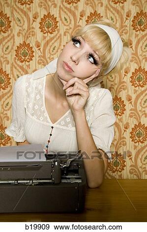 Stock Photo - woman in 1960's attire. Fotosearch