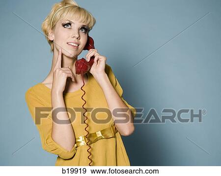 Stock Photo - woman in 1960's attire. Fotosearch