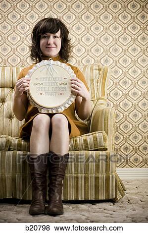 woman in a retro outfit View Large Photo Image Stock Photo - woman in a retro outfit. Fotosearch