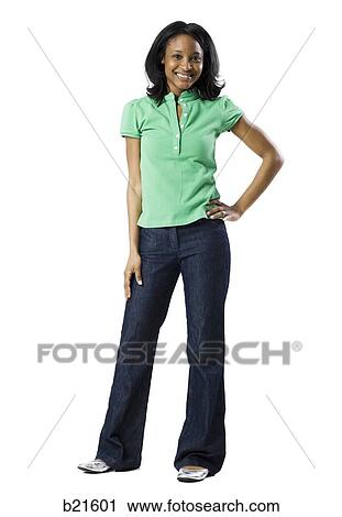 woman in green shirt View Large Photo Image Stock Image - woman in green shirt. Fotosearch