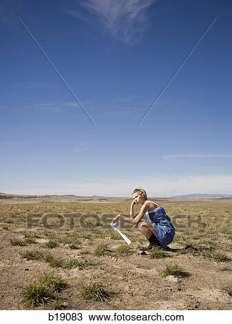 woman in the middle of nowhere. View Large Photo Image Stock Image - woman in the middle of nowhere.. Fotosearch