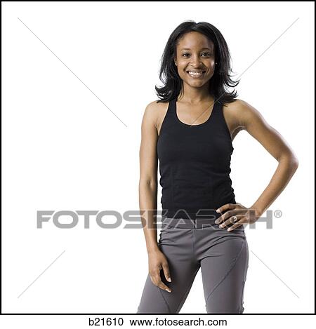 woman in work out clothes View Large Photo Image Stock Image - woman in work out clothes. Fotosearch