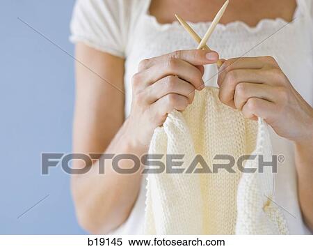 woman knitting. View Large Photo Image Stock Photography - woman knitting.. Fotosearch