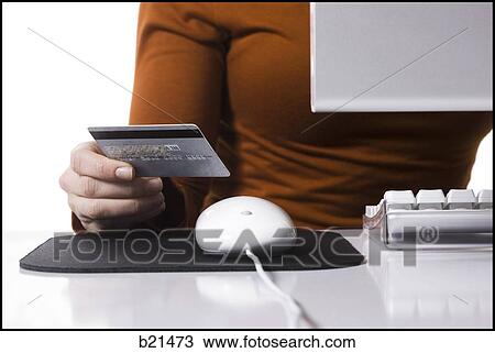 woman on a computer View Large Photo Image Stock Image - woman on a computer. Fotosearch