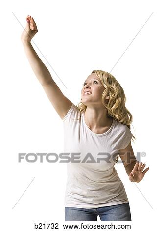 woman reaching up View Large Photo Image Stock Image - woman reaching up. Fotosearch