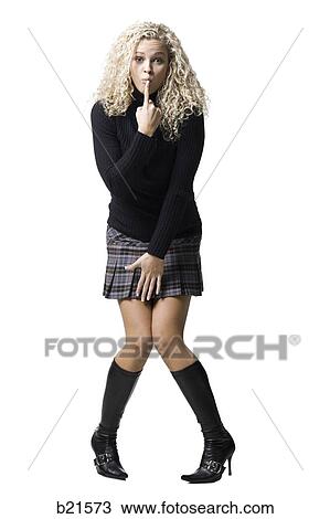 woman with curly hair View Large Photo Image Stock Image - woman with curly hair. Fotosearch