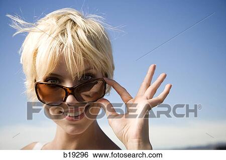 woman with sunglasses View Large Photo Image Stock Photograph - woman with sunglasses. Fotosearch