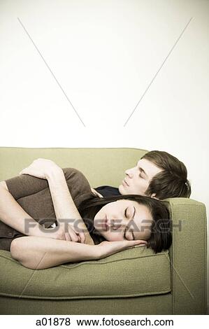 young couple sleeping View Large Photo Image Stock Photo - young couple sleeping. Fotosearch
