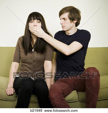 Stock Photo - young couple. Fotosearch