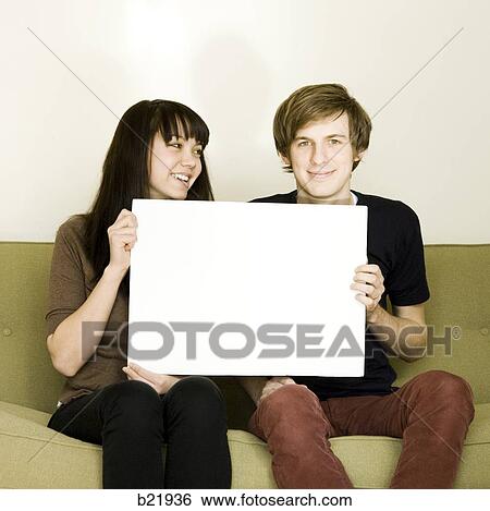 Stock Photograph - young couple. Fotosearch
