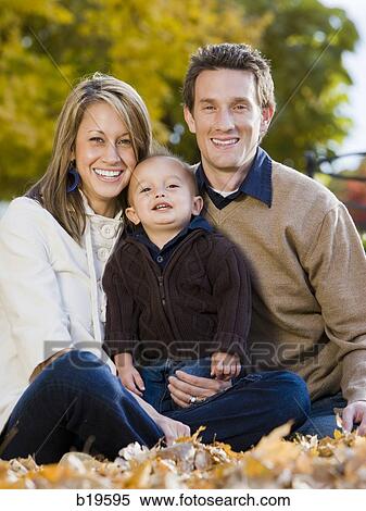 Stock Photography - young family. Fotosearch