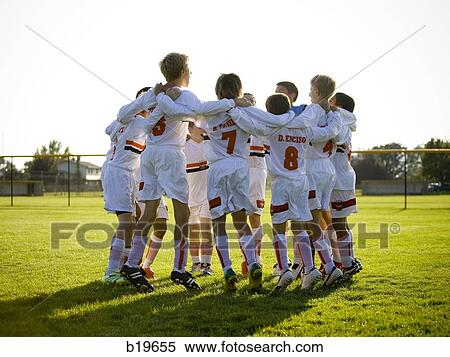 Stock Photography - young soccer players. Fotosearch