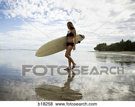 Young woman at the beach. View Large Photo Image Stock Photo - Young woman at the beach.. Fotosearch