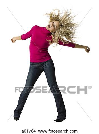 young woman dancing View Large Photo Image Picture - young woman dancing. Fotosearch