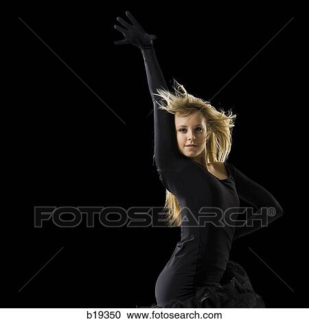 young woman dancing View Large Photo Image Stock Image - young woman dancing. Fotosearch