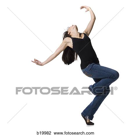 young woman dancing View Large Photo Image Stock Image - young woman dancing. Fotosearch