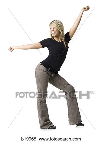 young woman dancing View Large Photo Image Stock Photography - young woman dancing. Fotosearch