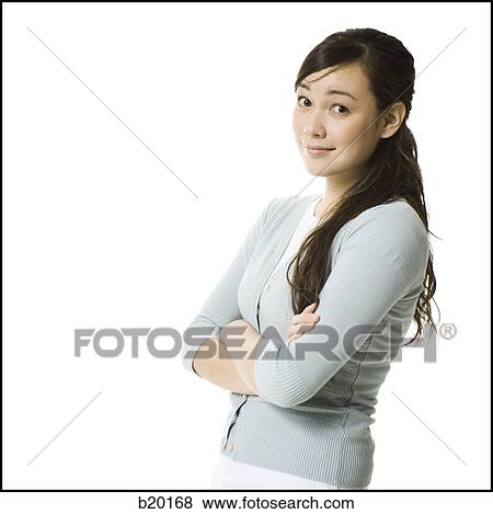 young woman in a cardigan View Large Photo Image Stock Photo - young woman in a cardigan. Fotosearch