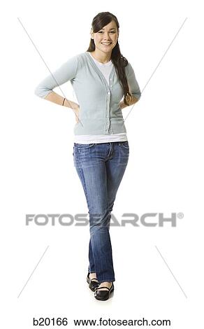 young woman in a cardigan View Large Photo Image Stock Photograph - young woman in a cardigan. Fotosearch