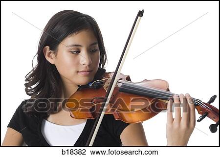 Young woman with a violin. View Large Photo Image Stock Image - Young woman with a violin.. Fotosearch