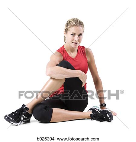 Picture - athletic woman. Fotosearch