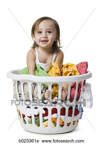 laundry basket for baby girl