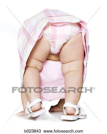 baby girl in a pink dress View Large Photo Image Stock Image - baby girl in a pink dress. Fotosearch