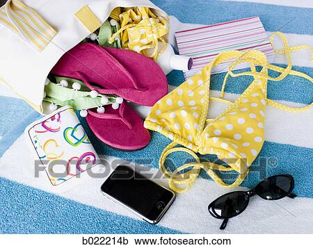 bag full of beach gear View Large Photo Image Stock Image - bag full of beach gear. Fotosearch