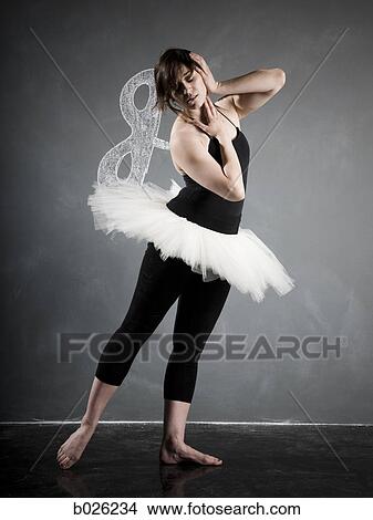 ballerina against a blackboard View Large Photo Image Picture - ballerina against a blackboard. Fotosearch