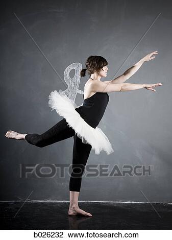 ballerina against a blackboard View Large Photo Image Stock Image - ballerina against a blackboard. Fotosearch