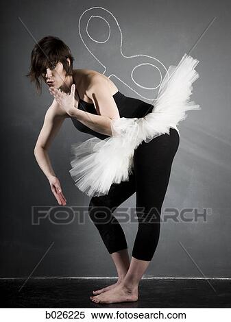 ballerina against a blackboard View Large Photo Image Stock Photography - ballerina against a blackboard. Fotosearch