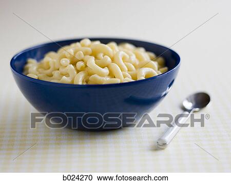 Stock Image - bowl of macaroni and cheese. Fotosearch