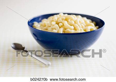 Stock Image - bowl of macaroni and cheese. Fotosearch