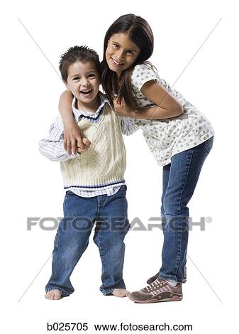 brother and sister View Large Photo Image Stock Photography - brother and sister. Fotosearch