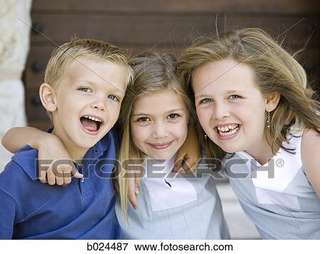 brother and sisters View Large Photo Image Stock Photo - brother and sisters. Fotosearch