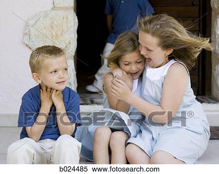 brother and sisters View Large Photo Image Stock Photography - brother and sisters. Fotosearch