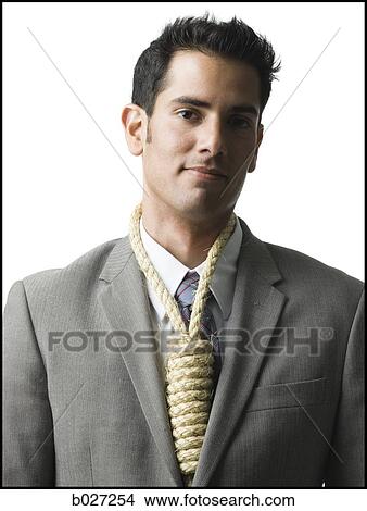 businessman with hangman's noose around his neck View Large Photo Image Picture - businessman with hangman's noose around his neck. Fotosearch