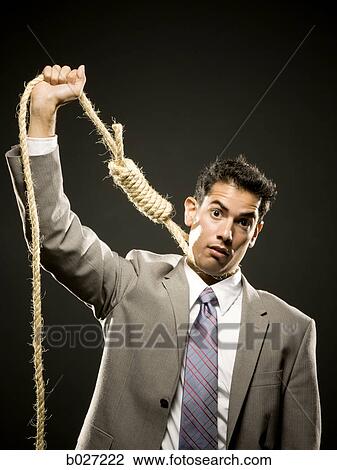 businessman with hangman's noose around his neck View Large Photo Image Stock Image - businessman with hangman's noose around his neck. Fotosearch