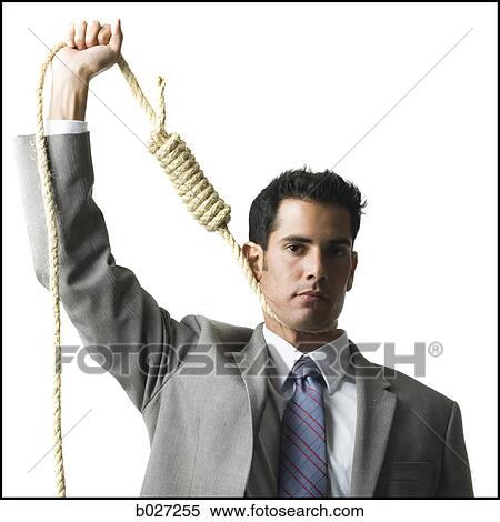 businessman with hangman's noose around his neck View Large Photo Image Stock Photography - businessman with hangman's noose around his neck. Fotosearch