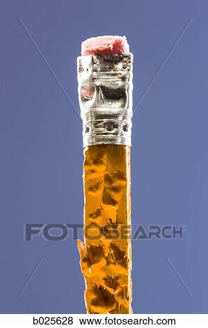 chewed on pencil View Large Photo Image Stock Photo - chewed on pencil. Fotosearch