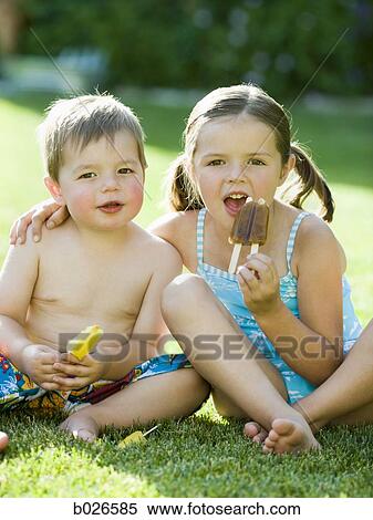 children eating popsicles View Large Photo Image Stock Photography - children eating popsicles. Fotosearch