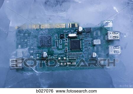 computer chip frozen in a block of solid ice View Large Photo Image Stock Photograph - computer chip frozen in a block of solid ice. Fotosearch
