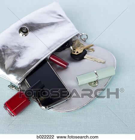 contents of a purse View Large Photo Image Stock Image - contents of a purse. Fotosearch